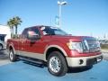 2010 Red Candy Metallic Ford F150 Lariat SuperCab  photo #7