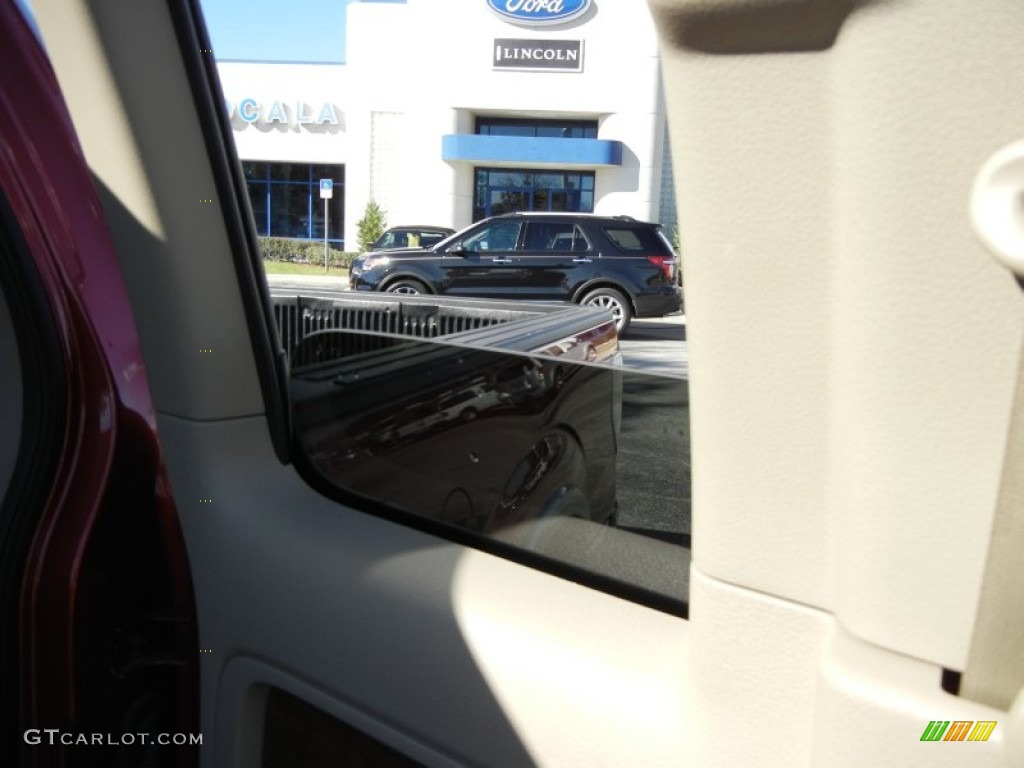 2010 F150 Lariat SuperCab - Red Candy Metallic / Tan photo #15