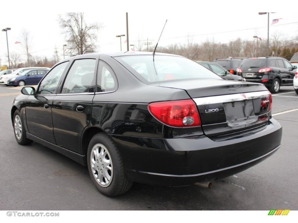 2003 L Series L200 Sedan - Black / Black photo #13