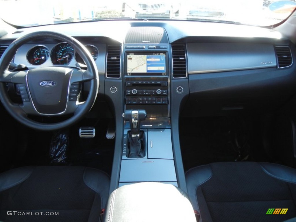 2010 Ford Taurus SHO AWD Charcoal Black Dashboard Photo #59868043