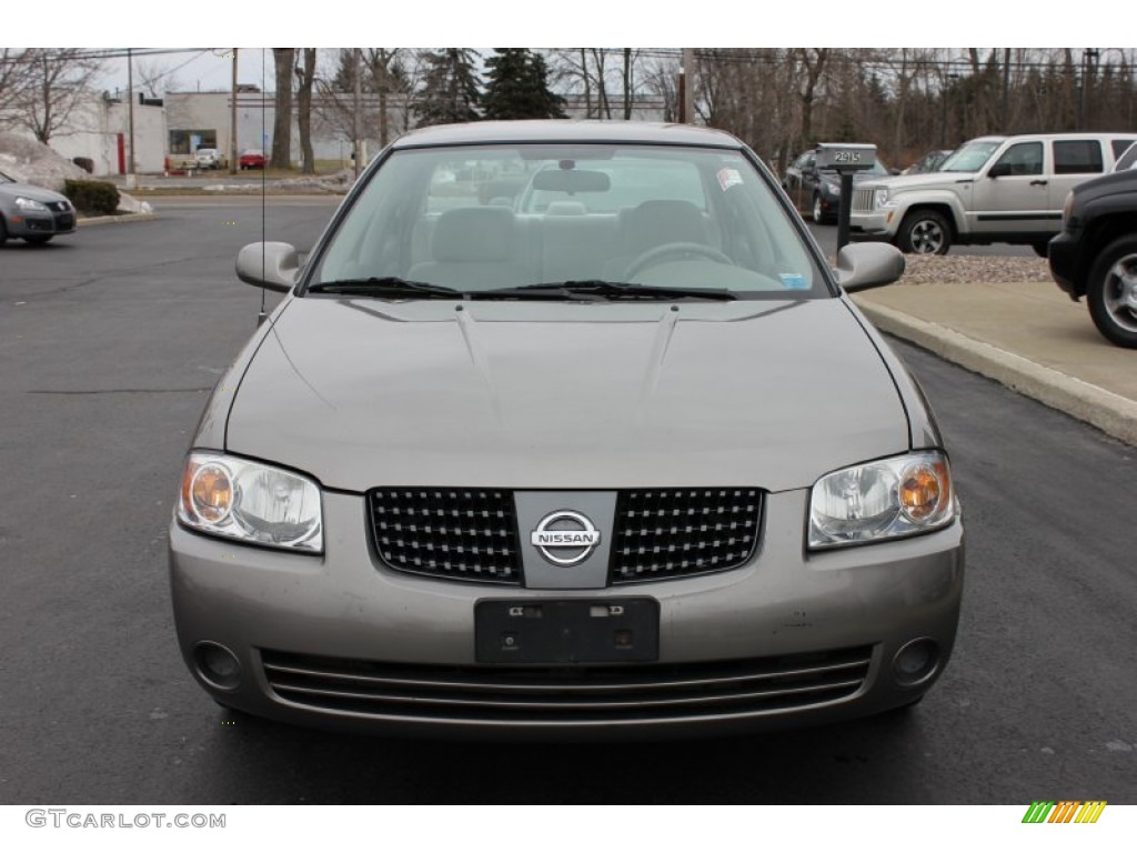 2005 Sentra 1.8 S - Bronze Shimmer / Taupe photo #15