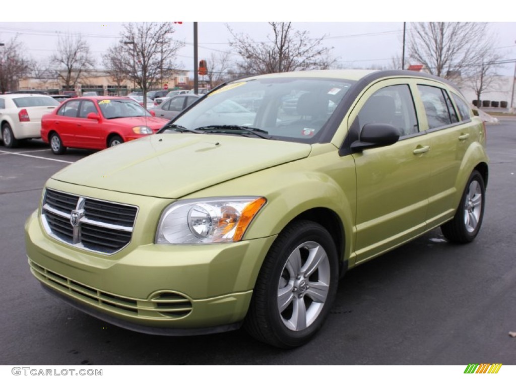 Optic Green Metallic 2010 Dodge Caliber SXT Exterior Photo #59868382