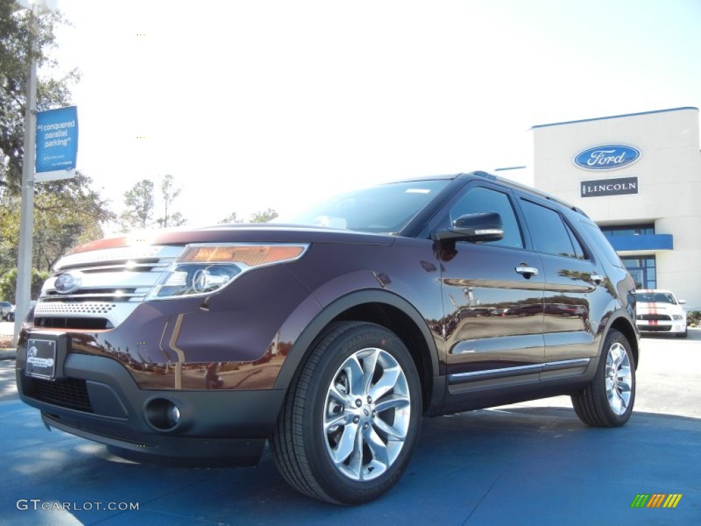 2012 Explorer XLT - Cinnamon Metallic / Medium Light Stone photo #1