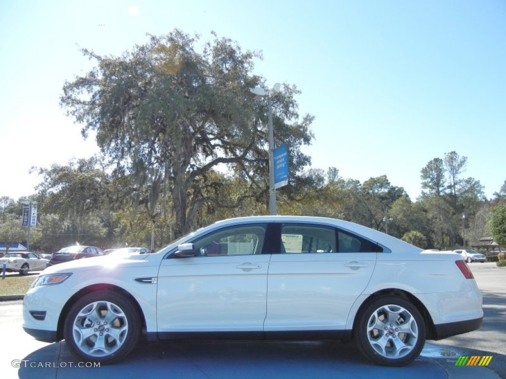 2012 Taurus SEL - White Platinum Tri-Coat / Light Stone photo #2