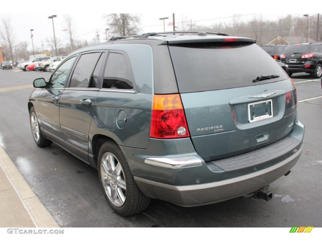 2005 Pacifica Touring AWD - Magnesium Green Pearl / Light Taupe photo #15