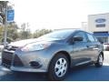 2012 Sterling Grey Metallic Ford Focus S Sedan  photo #1