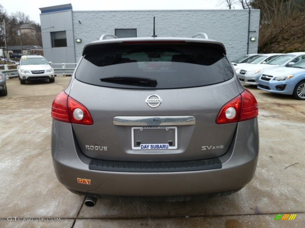 2011 Rogue SV AWD - Gotham Gray Metallic / Black photo #3