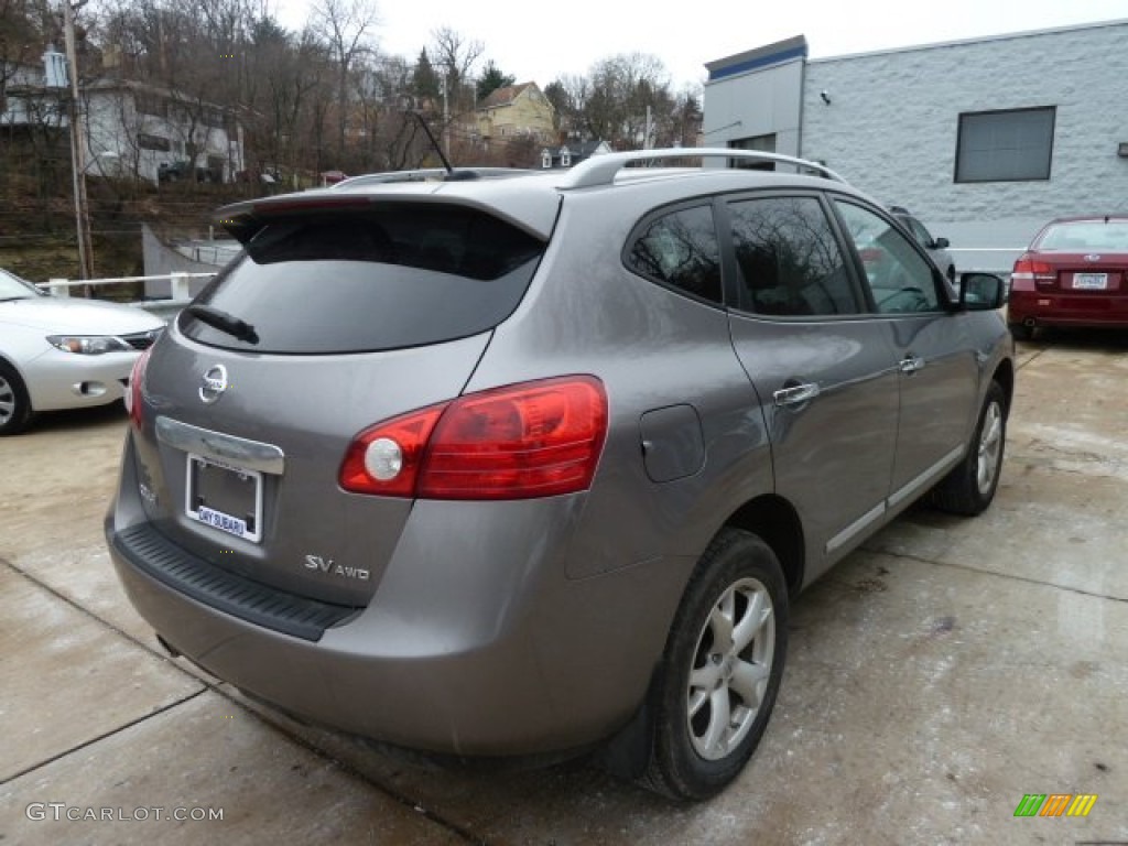 2011 Rogue SV AWD - Gotham Gray Metallic / Black photo #4