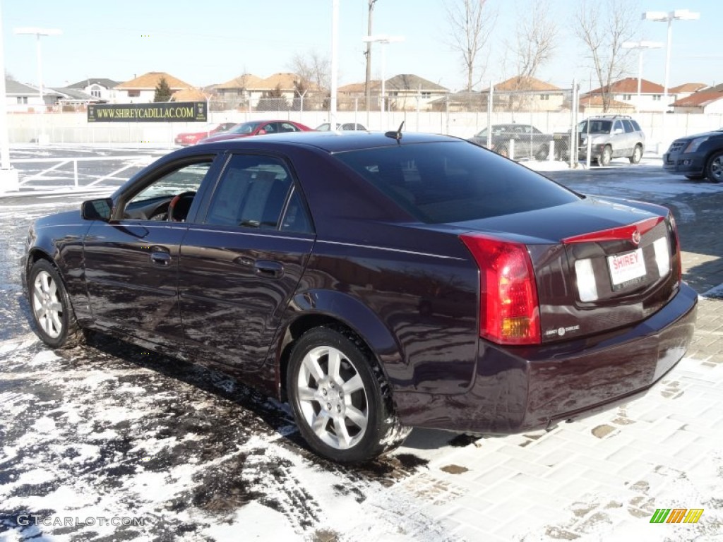 2006 CTS Sport Sedan - Blackberry / Light Gray/Ebony photo #6