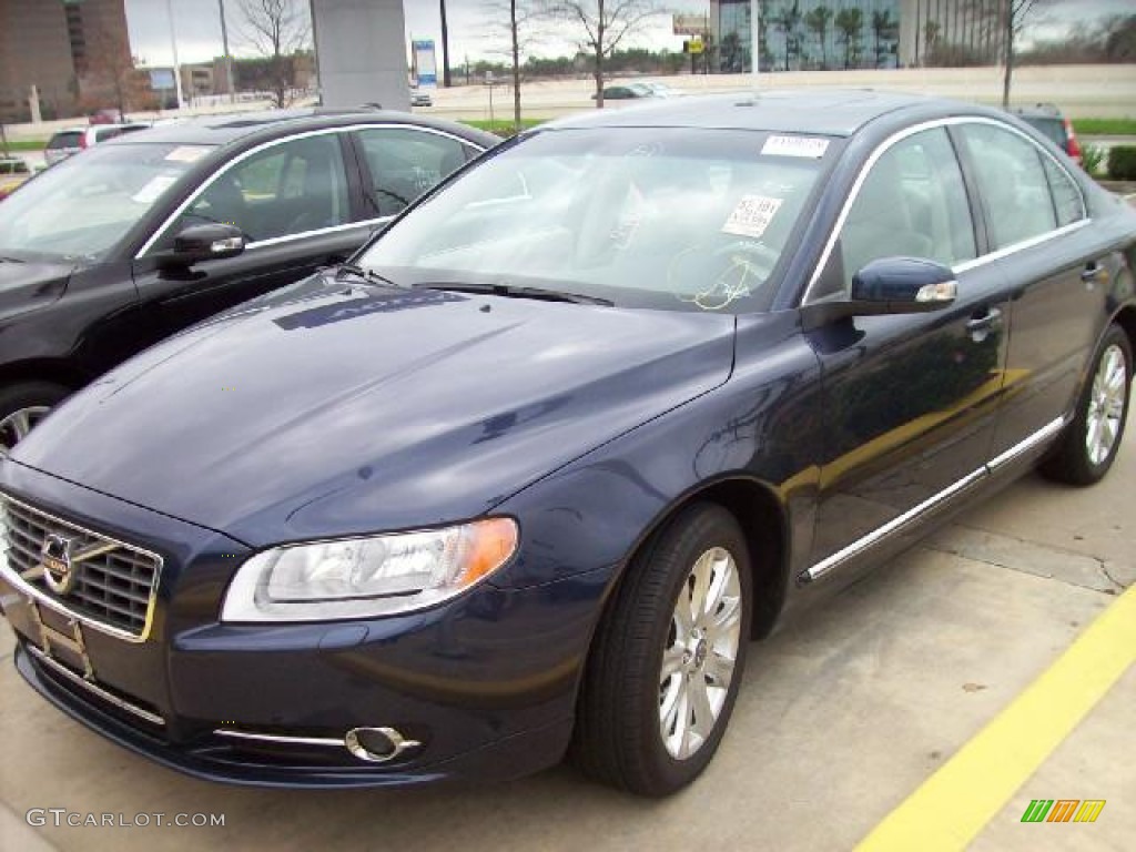 2011 S80 3.2 - Caspian Blue Metallic / Sandstone Beige photo #1