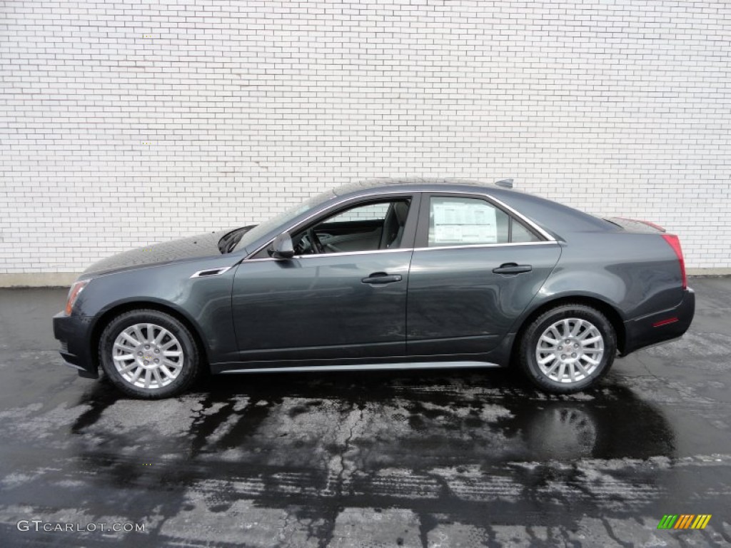 Thunder Gray ChromaFlair 2012 Cadillac CTS 4 3.0 AWD Sedan Exterior Photo #59872189