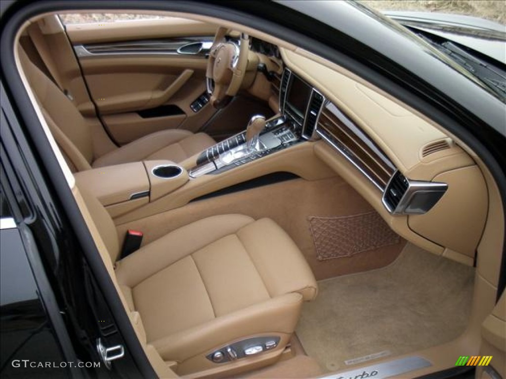 Luxor Beige Interior 2011 Porsche Panamera Turbo Photo #59872276