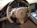 Luxor Beige 2011 Porsche Panamera Turbo Steering Wheel