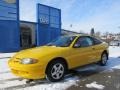 2003 Yellow Chevrolet Cavalier LS Coupe  photo #1