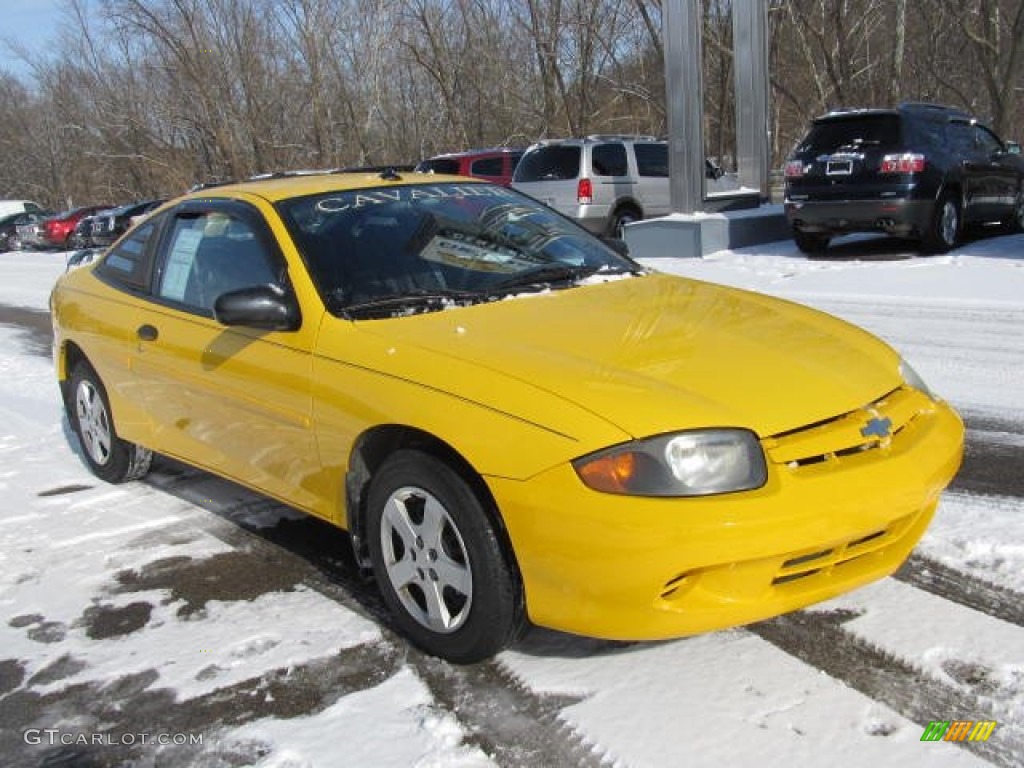 Yellow 2003 Chevrolet Cavalier LS Coupe Exterior Photo #59872628