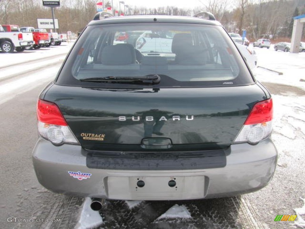 2004 Impreza Outback Sport Wagon - Woodland Green Pearl / Gray photo #3
