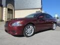 2010 Tuscan Sun Red Nissan Maxima 3.5 S  photo #7