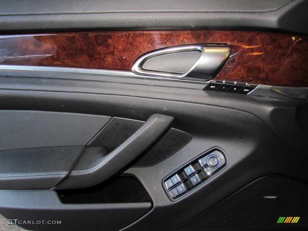 2010 Porsche Panamera S Black Door Panel Photo #59874143