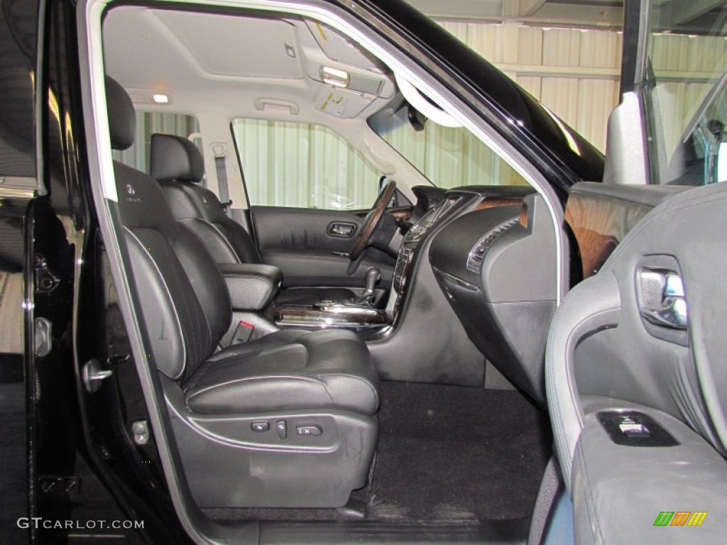 Graphite Interior 2011 Infiniti QX 56 Photo #59874605