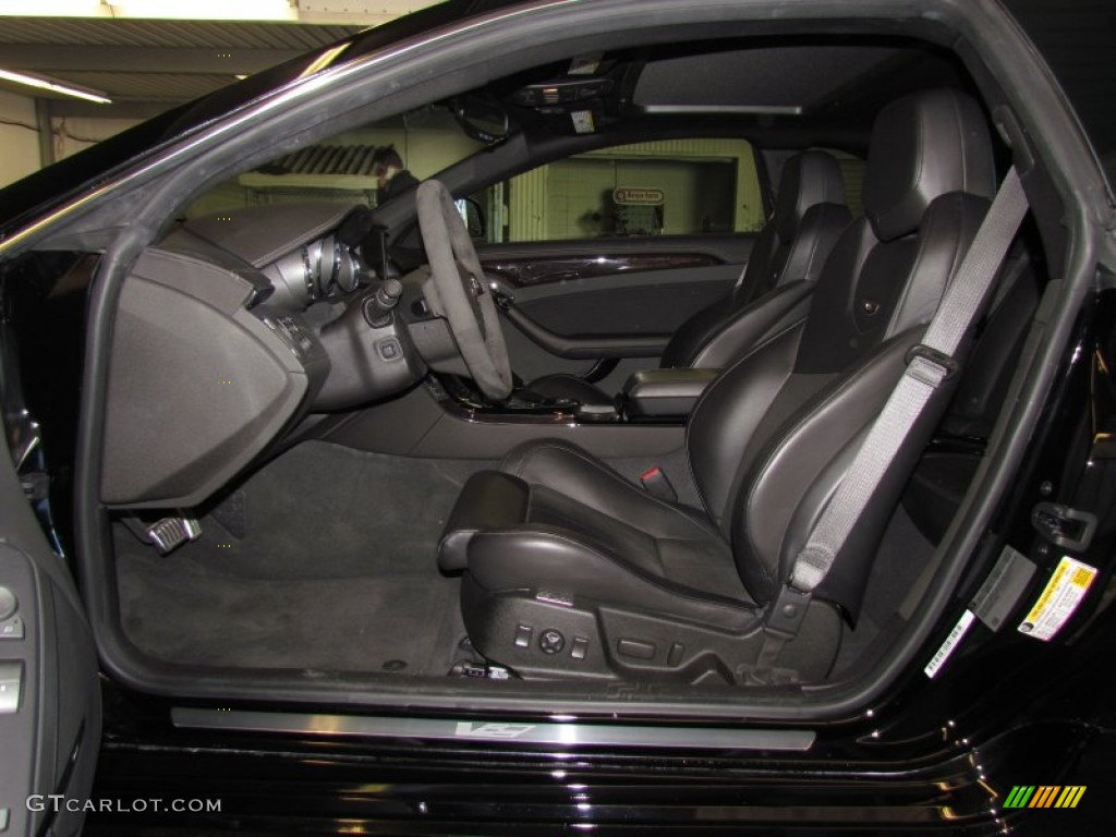 Ebony Interior 2011 Cadillac CTS -V Coupe Photo #59875226