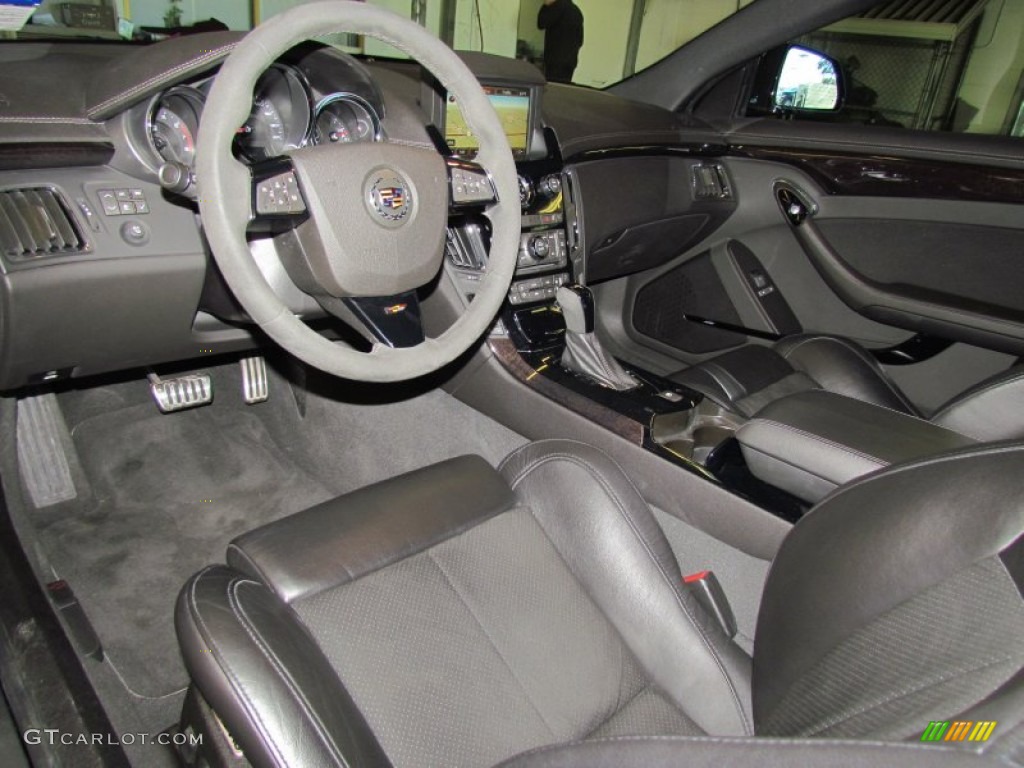 Ebony Interior 2011 Cadillac CTS -V Coupe Photo #59875268