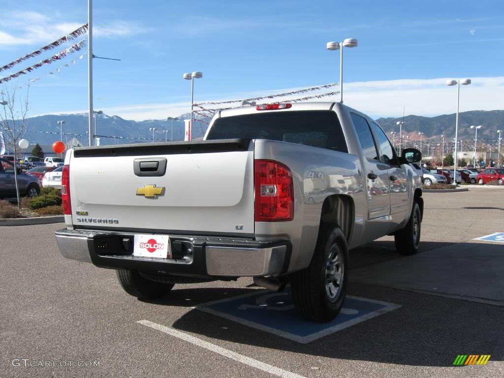 2009 Silverado 1500 LT Crew Cab 4x4 - Silver Birch Metallic / Light Titanium photo #2