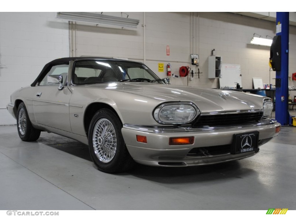 1996 XJ XJS Convertible - Topaz Metallic / Ivory photo #1