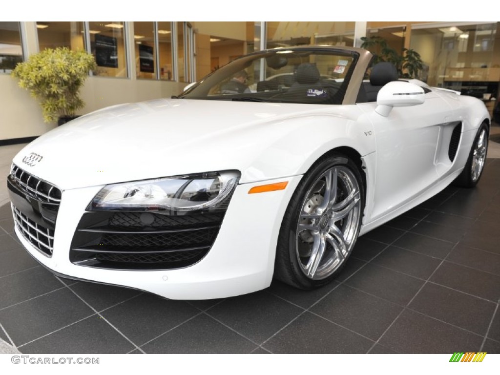 Ibis White 2011 Audi R8 Spyder 5.2 FSI quattro Exterior Photo #59875949