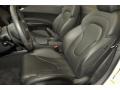 Black Fine Nappa Leather 2011 Audi R8 Spyder 5.2 FSI quattro Interior Color