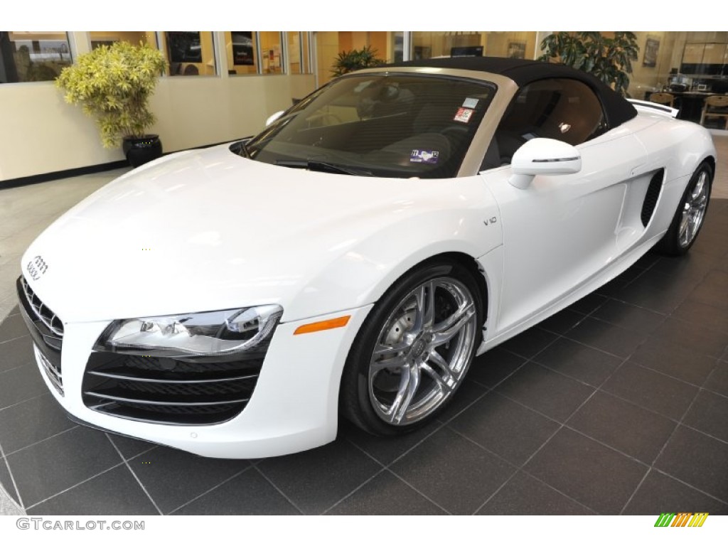 Ibis White 2011 Audi R8 Spyder 5.2 FSI quattro Exterior Photo #59876237