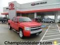 2008 Victory Red Chevrolet Silverado 1500 LT Crew Cab  photo #1