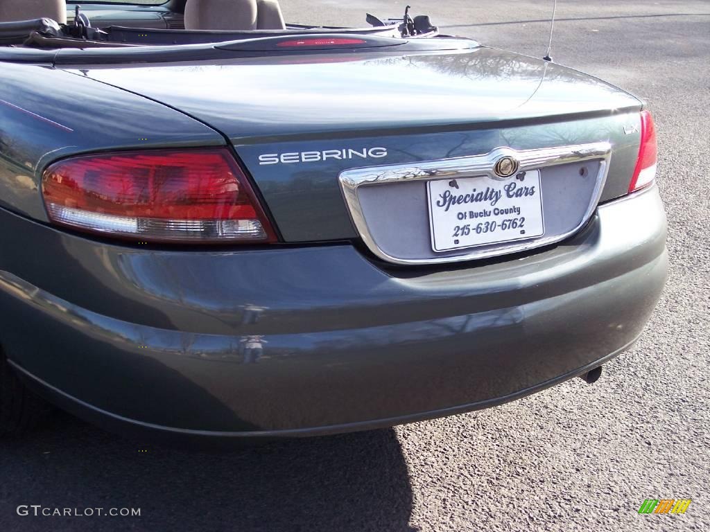 2002 Sebring LX Convertible - Onyx Green Pearl / Sandstone photo #17
