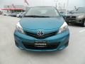 2012 Lagoon Blue Mica Toyota Yaris LE 3 Door  photo #2