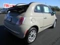 2012 Mocha Latte (Light Brown) Fiat 500 c cabrio Lounge  photo #3