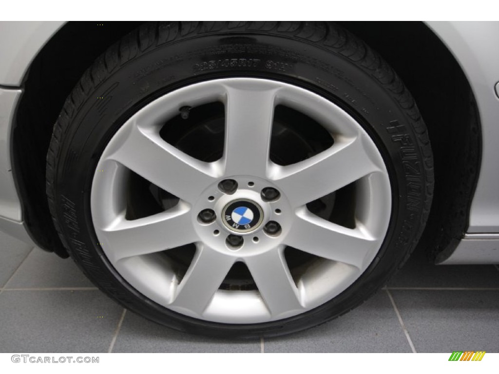 2001 3 Series 325i Coupe - Titanium Silver Metallic / Black photo #9