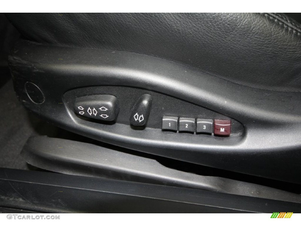 2001 3 Series 325i Coupe - Titanium Silver Metallic / Black photo #17