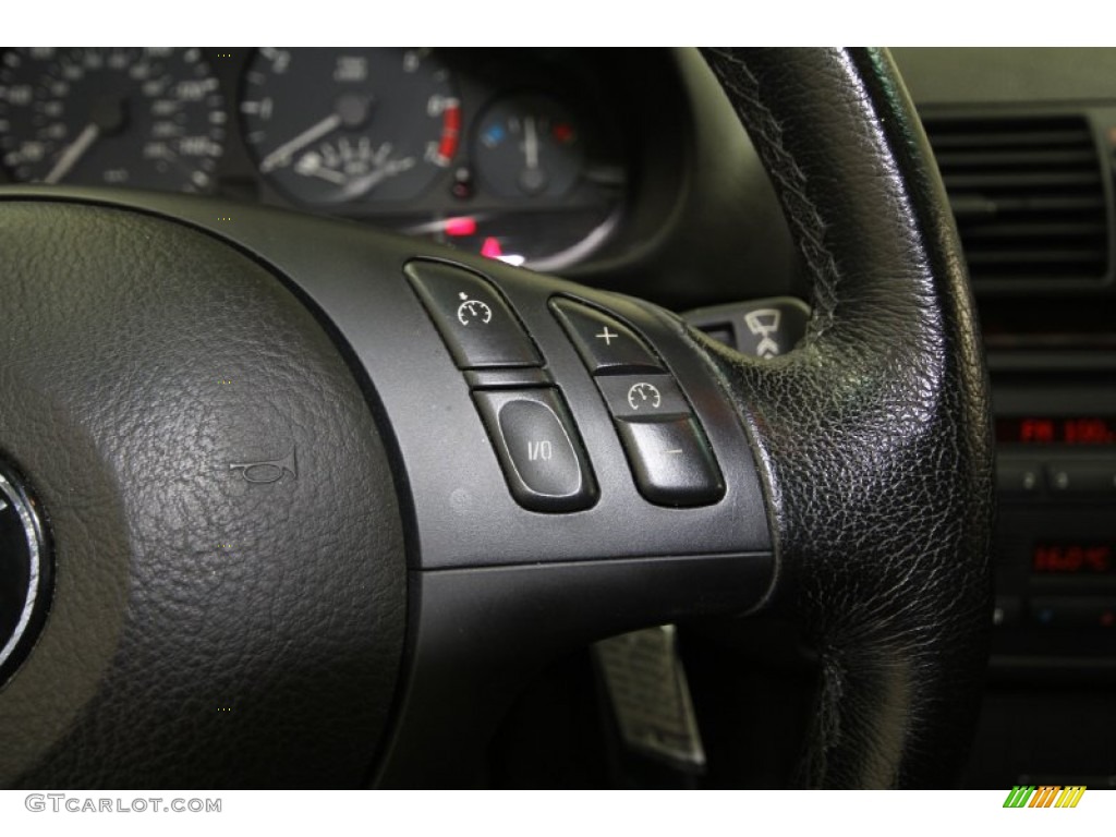 2001 3 Series 325i Coupe - Titanium Silver Metallic / Black photo #24