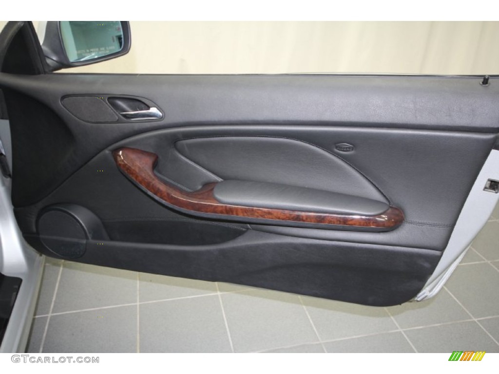 2001 3 Series 325i Coupe - Titanium Silver Metallic / Black photo #32