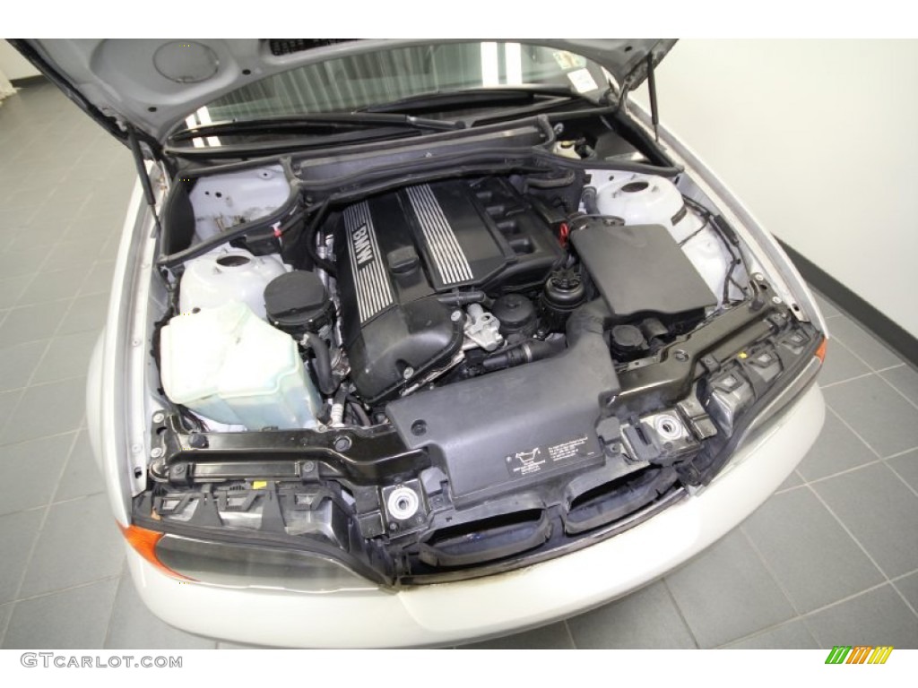 2001 3 Series 325i Coupe - Titanium Silver Metallic / Black photo #34