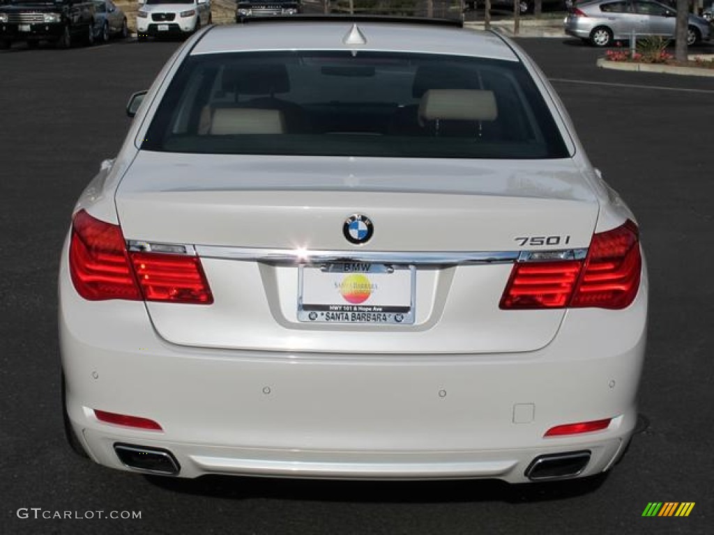 2011 7 Series 750i Sedan - Alpine White / Saddle/Black Nappa Leather photo #4