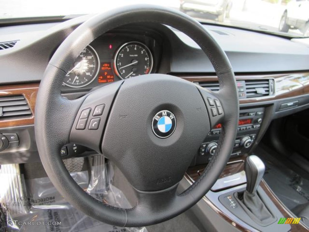 2009 3 Series 328i Sedan - Black Sapphire Metallic / Black photo #9