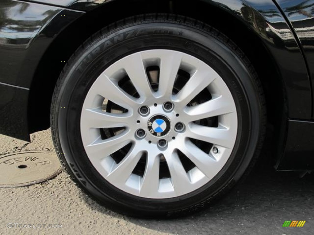 2009 3 Series 328i Sedan - Black Sapphire Metallic / Black photo #17