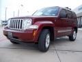 2008 Red Rock Crystal Pearl Jeep Liberty Limited 4x4  photo #31