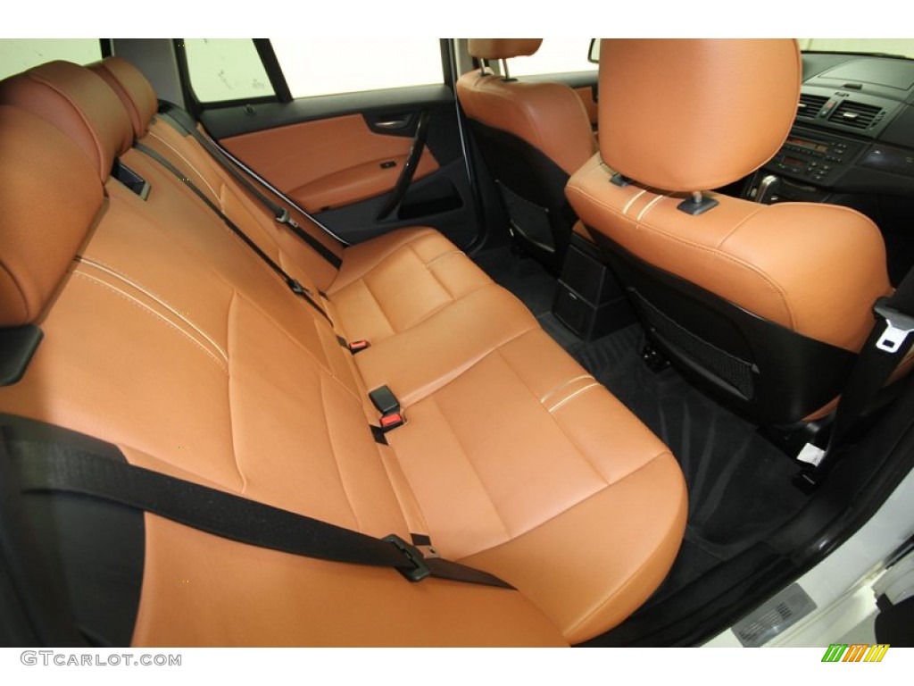 Saddle Brown Interior 2007 BMW X3 3.0si Photo #59883470