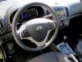 Black 2012 Hyundai Elantra GLS Touring Steering Wheel
