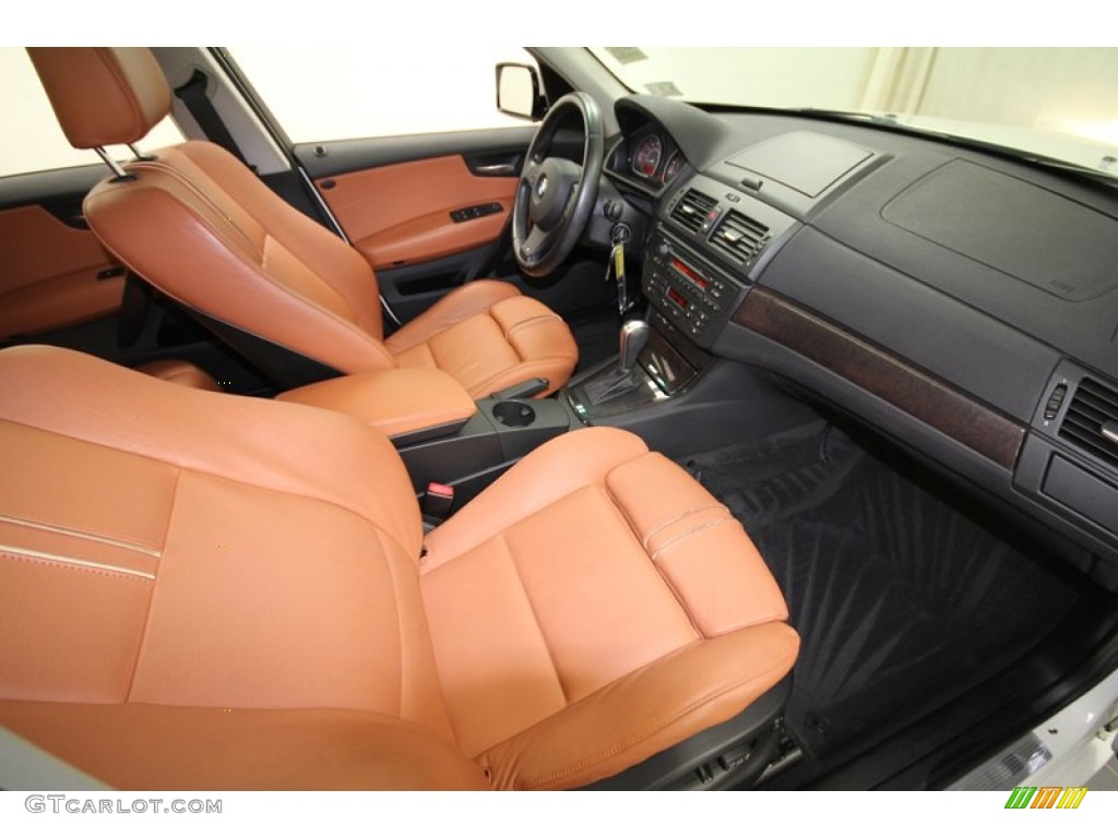 Saddle Brown Interior 2007 BMW X3 3.0si Photo #59883497
