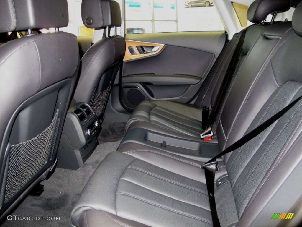 Black Interior 2012 Audi A7 3.0T quattro Premium Photo #59883626
