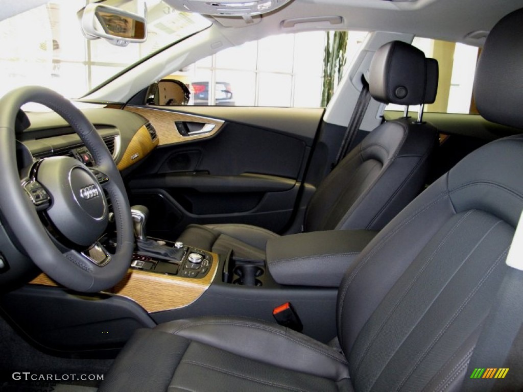 Black Interior 2012 Audi A7 3.0T quattro Premium Photo #59883635