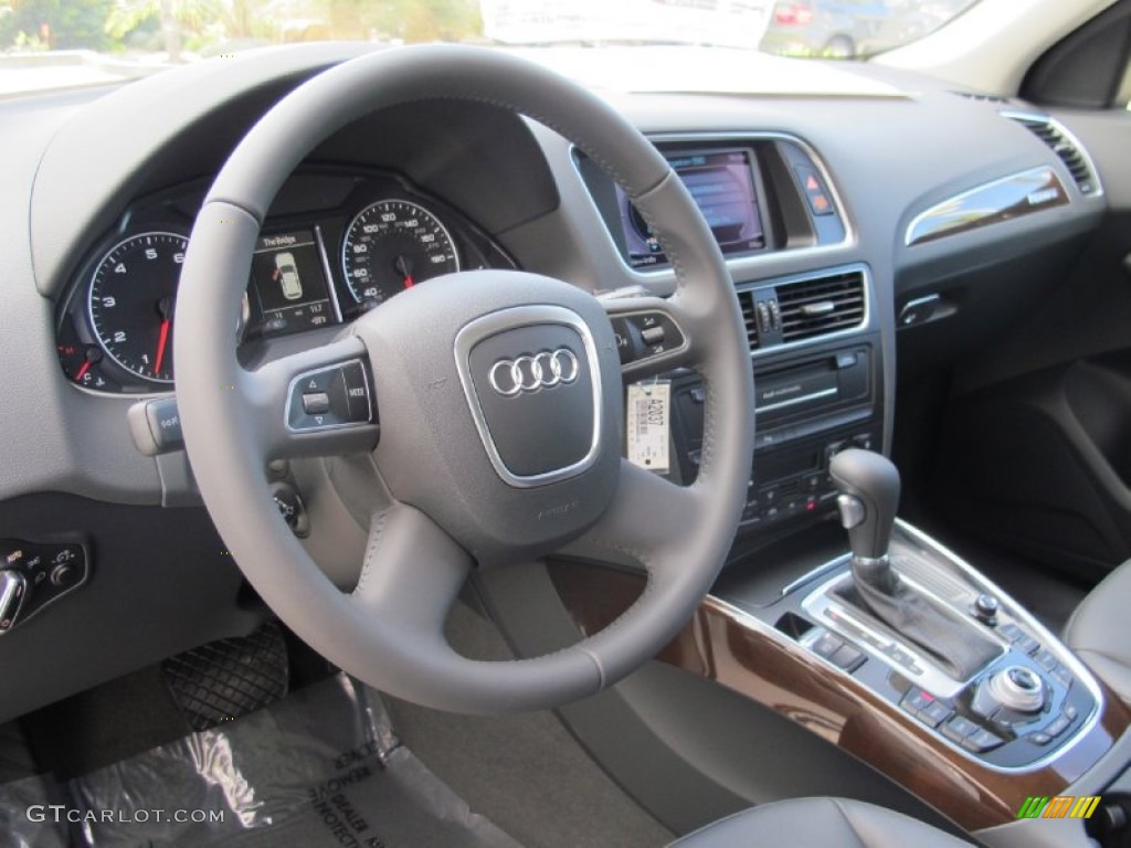 2012 Audi Q5 2.0 TFSI quattro Black Dashboard Photo #59883770