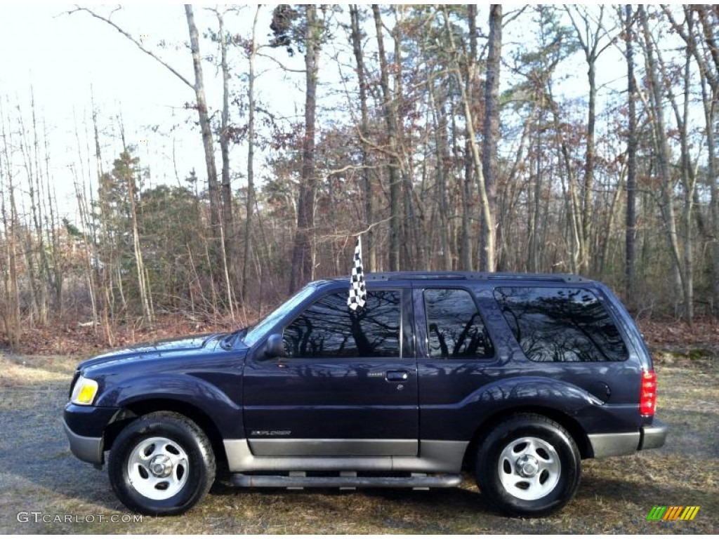 2001 Explorer Sport 4x4 - Deep Wedgewood Blue Metallic / Dark Graphite photo #4